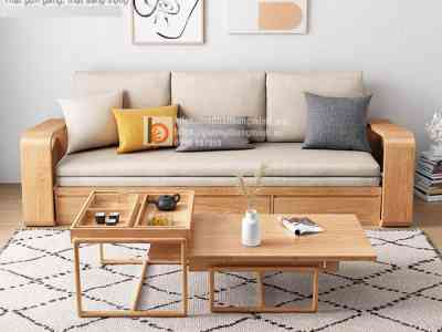 sofa giường gỗ thông minh đôi2