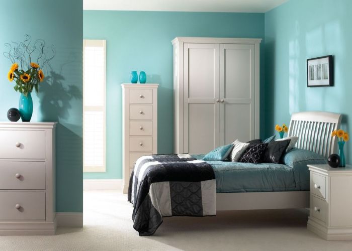 Màu xanh bạc hà - Màu sơn phòng ngủ đẹp phù hợp với nam giới