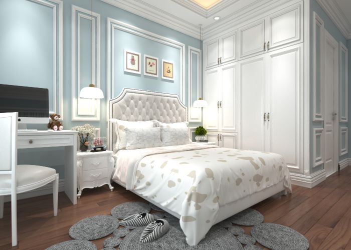 Phòng ngủ tân cổ điển đơn giản - Phong cách thiết kế dẫn đầu xu hướng
