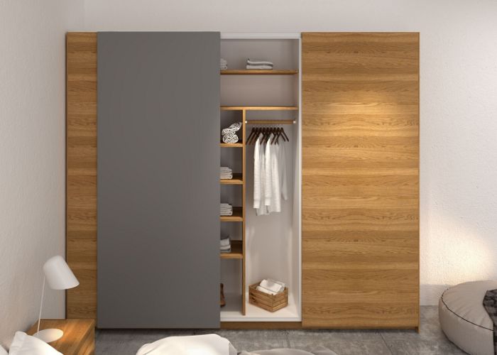 Tủ quần áo thông minh cho phòng ngủ nhỏ hiện đại