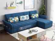 sofa bed goc chu l tay nga mau xanh